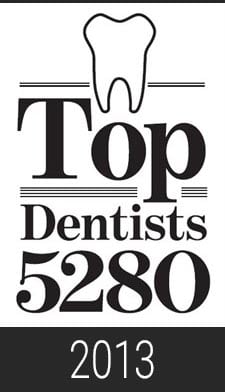 2013 Top Dentist 5280 Magazine